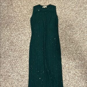 Les Serein Ava Fitted Shine Sweater Dress